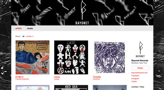 Bayonet Bandcamp Page