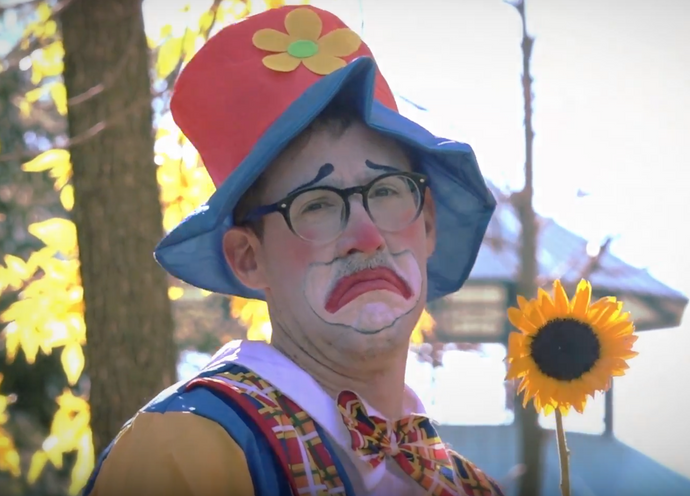 Clowning Around in Jerry Paper's new video for "Plans"