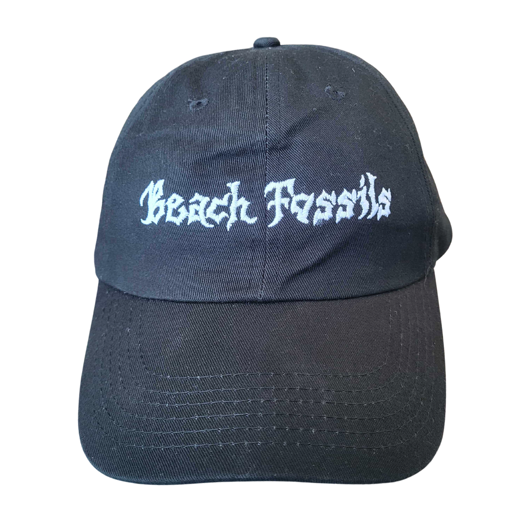 Beach Fossils Goth Logo Hat