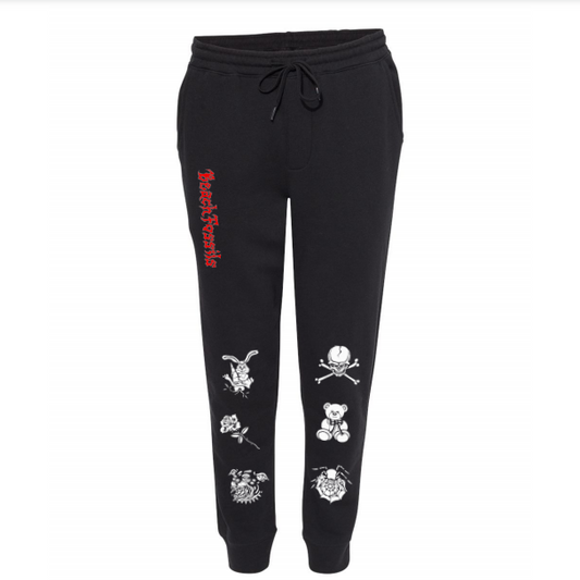 Beach Fossils Goth Joggers