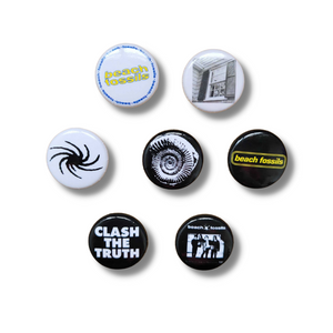 Beach Fossils 1" Pins