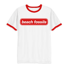 Load image into Gallery viewer, Beach Fossils Red Logo Ringer T Shirt
