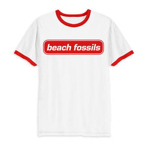 Beach Fossils Red Logo Ringer T Shirt